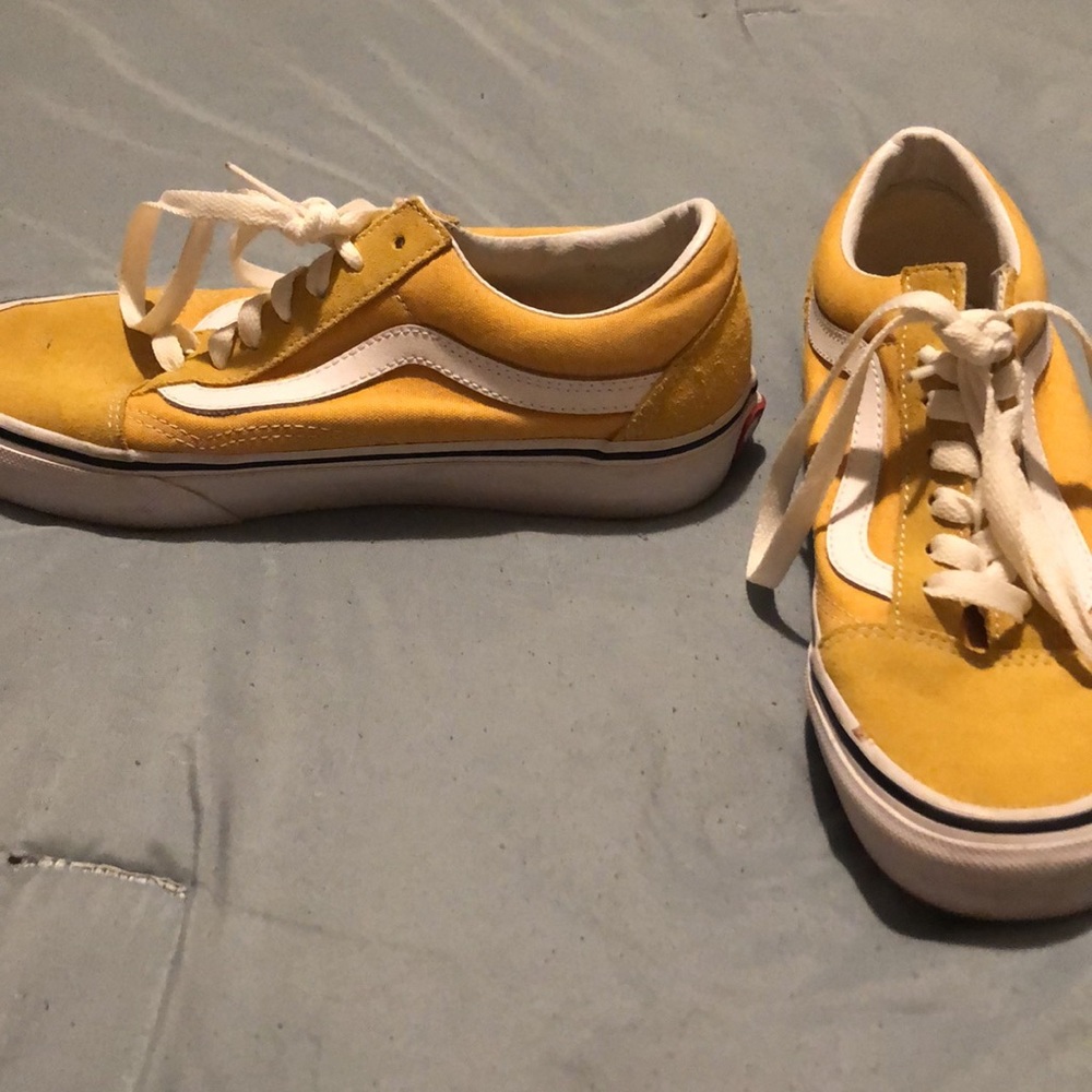 Mustard yellow vans